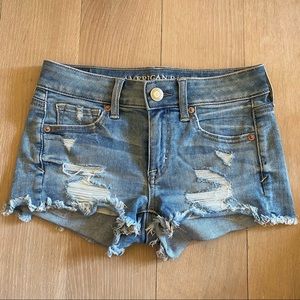 American Eagle Outfitters Women’s Denim ripped shorts